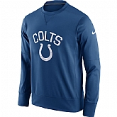 Men's Indianapolis Colts Nike Royal Sideline Circuit Performance Sweatshirt,baseball caps,new era cap wholesale,wholesale hats